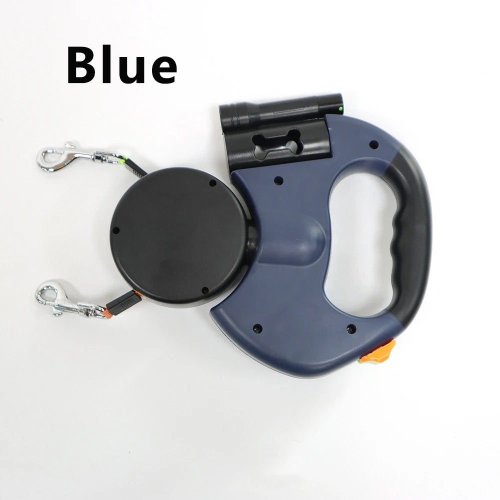 Retractable Double Ended Dog Leash