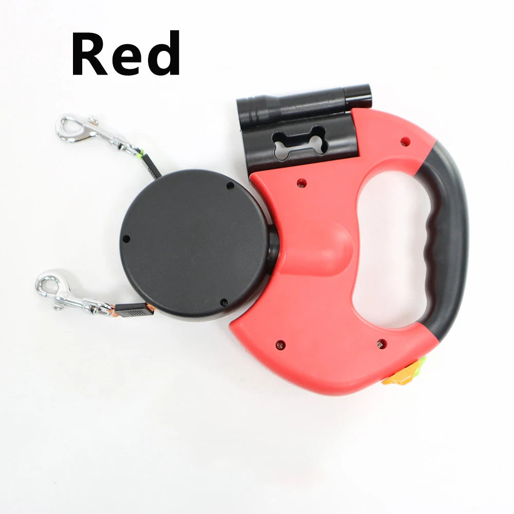 Retractable Double Ended Dog Leash