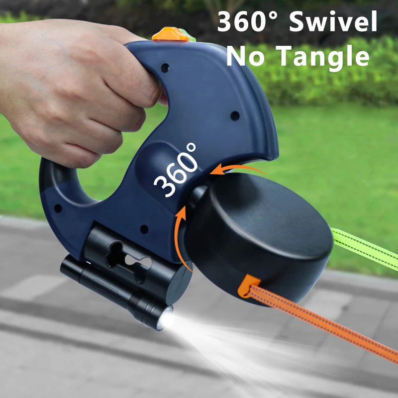 Retractable Double Ended Dog Leash