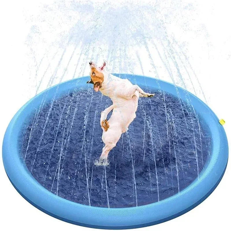 đŸ Splash into Fun â The Ultimate Dog Sprinkler Pool đ