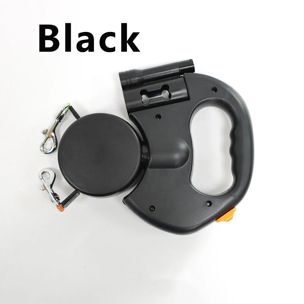 Retractable Double Ended Dog Leash