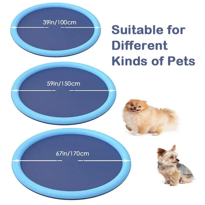 🐾 Splash into Fun – The Ultimate Dog Sprinkler Pool 🌊