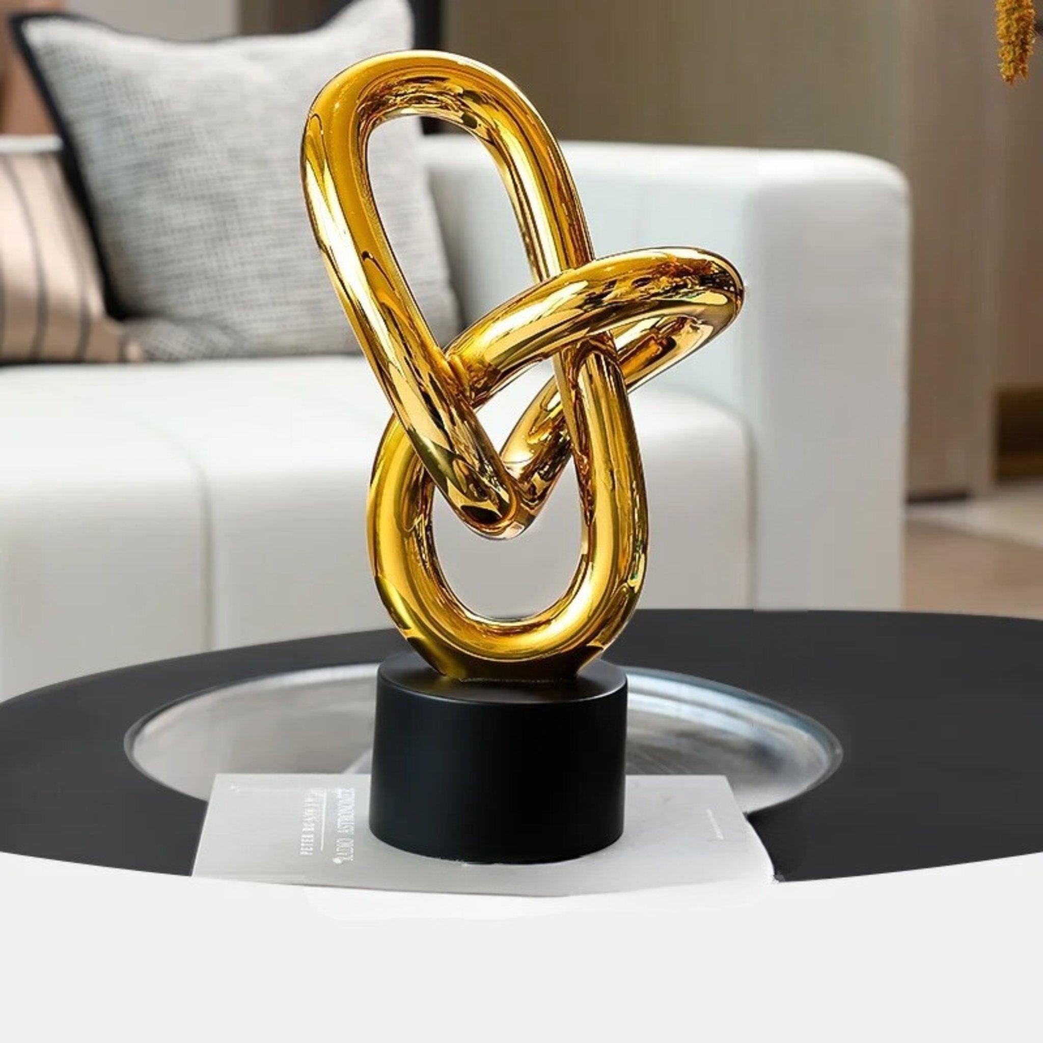 Golden Rings Chains: Luxury Living Room Decor™ - SwiftShopSolution