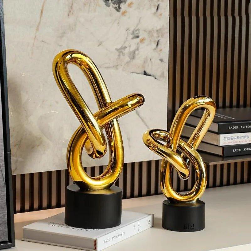 Golden Rings Chains: Luxury Living Room Decor™ - SwiftShopSolution